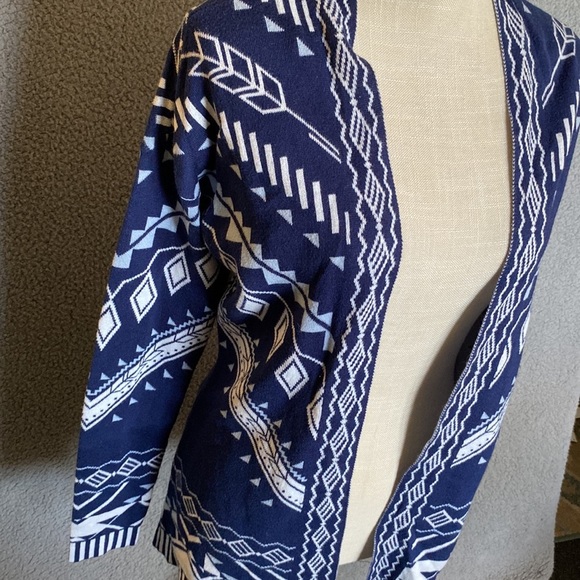 Pink Republic Women's Cardigan Sweater Size Juniors Medium Open Front - Picture 8 of 12